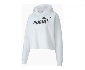 Puma sweat c/ capuz cropped elevated essentials w